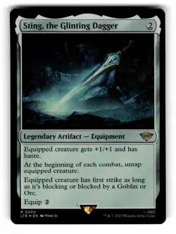 Sting, the Glinting Dagger Universes Beyond: The Lord of the Rings LP FOIL A - Image 1