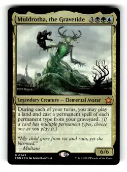 Muldrotha, the Gravetide Foundations 243 NM FOIL - Image 1
