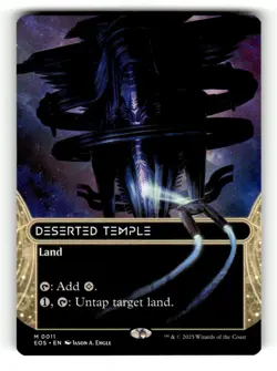 Deserted Temple () (Borderless) Edge of Eternities: Stellar Sights 11 Near Mint - Image 1