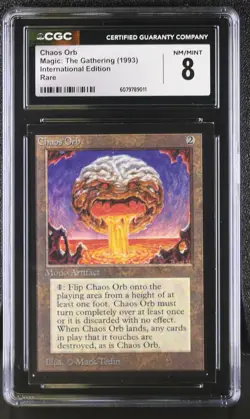 CGC 8 NM/Mint - Chaos Orb International Edition - Vintage MTG - Image 1