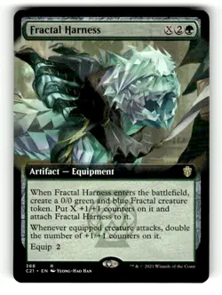 Fractal Harness (Extended Art) Commander 2021 388 Near Mint - Image 1