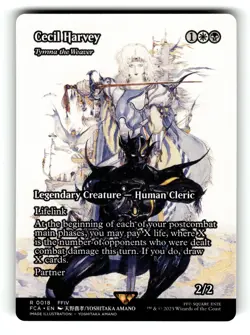 Cecil Harvey - Tymna the Weaver (Showcase) FINAL FANTASY: Through the Ages 18 NM - Image 1