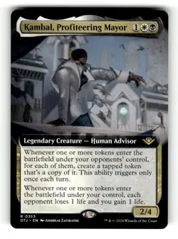 Kambal, Profiteering Mayor (Extended Art) Outlaws of Thunder Junction 353 Near M - Image 1