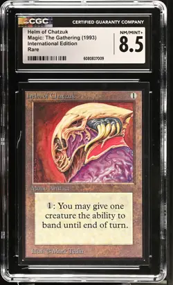CGC 8.5 NM/Mint - Helm Of Chatzuk International Edition - Vintage MTG - Image 1