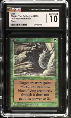 CGC 10 Gem Mint - Web - International Edition - Vintage MTG - Image 1