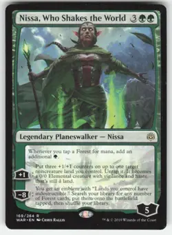 Nissa, Who Shakes the World 169 War of the Spark NM - Image 1