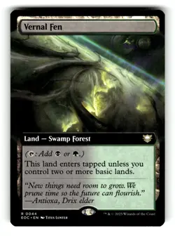 Vernal Fen (Extended Art) Commander: Edge of Eternities 44 Near Mint 4 - Image 1