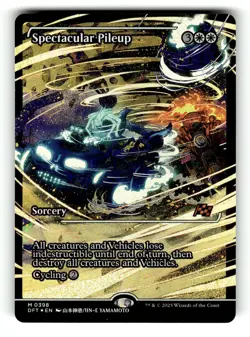 Spectacular Pileup (Showcase) Aetherdrift 398 NM FOIL - Image 1