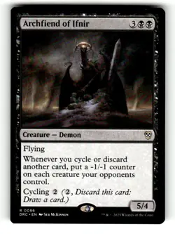 Archfiend of Ifnir Commander: Aetherdrift 86 Near Mint 2 - Image 1