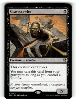 Gravecrawler Commander: Aetherdrift 43 Near Mint - Image 1