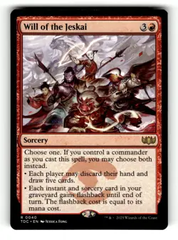 Will of the Jeskai Commander: Tarkir: Dragonstorm 40 Near Mint D - Image 1