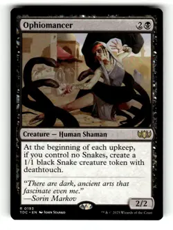 Ophiomancer Commander: Tarkir: Dragonstorm 193 NM A - Image 1