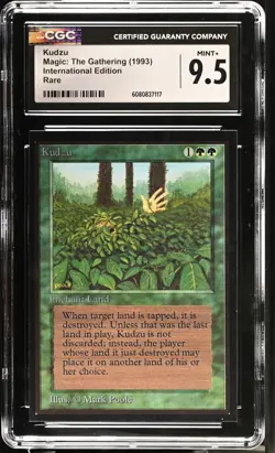 CGC 9.5 Mint+ - Kudzu - International Edition - Vintage MTG - Image 1