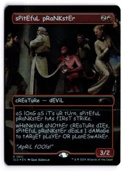 sPitEfuL pRaNKstEr (Rainbow Foil) Foil 801 R Secret Lair Drop Series Near Mint - Image 1