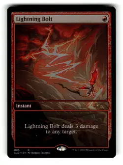 Lightning Bolt () Secret Lair Drop Series 85 NM FOIL - Image 1
