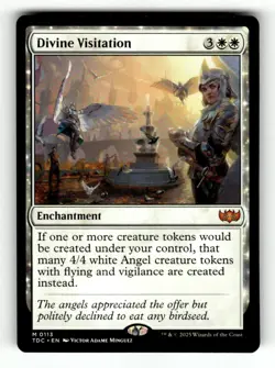 Divine Visitation Commander: Tarkir: Dragonstorm 113 Near Mint - Image 1