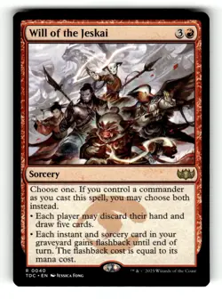 Will of the Jeskai Commander: Tarkir: Dragonstorm 40 Near Mint - Image 1