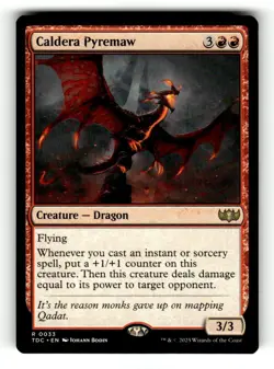 Caldera Pyremaw Commander: Tarkir: Dragonstorm 33 Near Mint 1 - Image 1