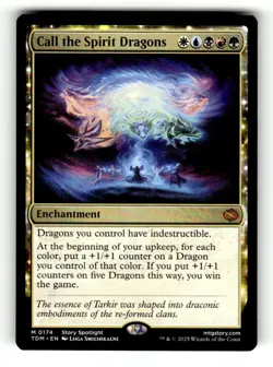 Call the Spirit Dragons Tarkir: Dragonstorm 174 Near Mint - Image 1