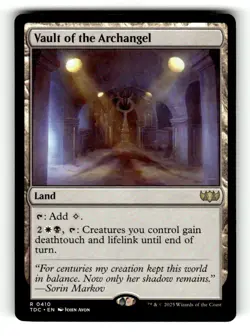 Vault of the Archangel Commander: Tarkir: Dragonstorm 410 Near Mint T - Image 1