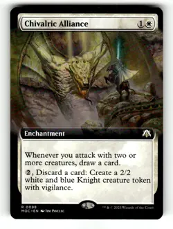 Chivalric Alliance (Extended Art) Commander: March of the Machine 98 Near Mint - Image 1