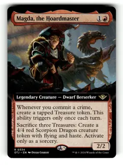 Magda, the Hoardmaster (Extended Art) Outlaws of Thunder Junction 334 Near Mint - Image 1