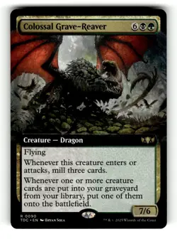 Colossal Grave-Reaver (Extended Art) Commander: Tarkir: Dragonstorm 90 Near Mint - Image 1