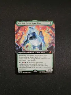 Hei Bai Forest Guardian Borderless Avatar The Last Airbender MtG - Image 1