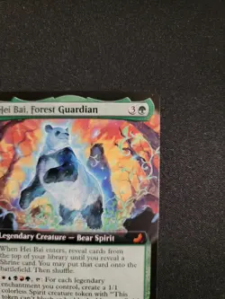 Hei Bai Forest Guardian Borderless Avatar The Last Airbender MtG - Image 4