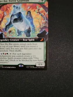 Hei Bai Forest Guardian Borderless Avatar The Last Airbender MtG - Image 5