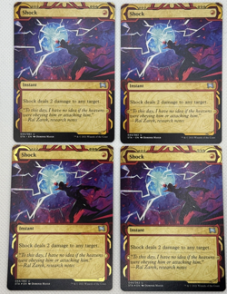 4x Shock Strixhaven: Mystical Archives (2x Foil Etched) (2x regular) - Image 1