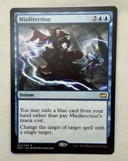Misdirection x1 MTG Duel Decks 1x Magic Excellent Light Play EX LP - Image 1