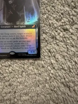 MTG Wan Shi Tong, All-Knowing - Foil - Extended Art, NM-Mint, English Avatar TLA - Image 5