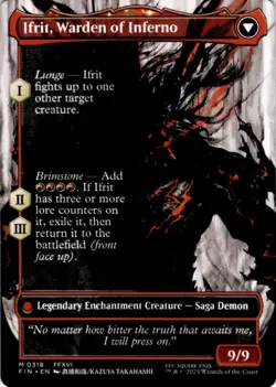 MTG Clive, Ifrit's Dominant (0318) (Borderless) Normal NM FINAL FANTASY Magic 31 - Image 2