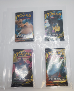 Pokemon TCG Sun & Moon Team Up 4 Booster Packs - Art Set - Image 1