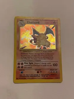 Charizard 4/102 Base Set 1999 Holo Rare Pokemon TCG Card LP - Image 4