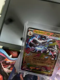 Phantasmal Flame Mega Charizard X EX Holographic Pokemon Card 013/094 - Image 2