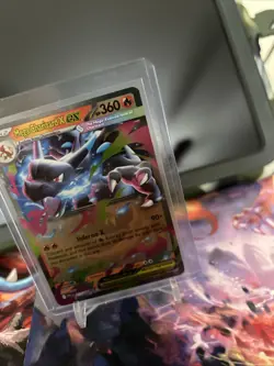 Phantasmal Flame Mega Charizard X EX Holographic Pokemon Card 013/094 - Image 3