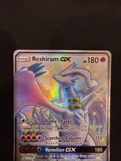 Pokemon Reshiram GX SV51/SV94 Hidden Fates Shiny Vault Card Mint Condition - Image 3