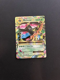 Pokemon TCG Evolutions Ultra Rare Holo Mega M Venusaur EX 2/108 - Image 1
