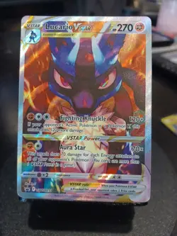 Lucario SWSH291 Full Art Pokemon SWSH Crown Zenith ETB Promo - Image 1