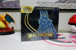 Pokemon TCG Mega Evolution Elite Trainer Box Mega Lucario SEALED ETB 2024 - Image 1