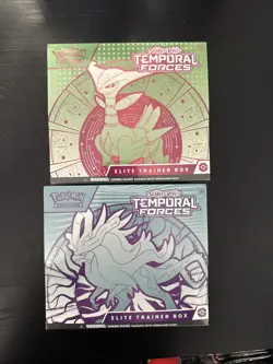 Pokemon TCG Scarlet & Violet Temporal Forces Elite Trainer Box ETB Set of 2 - Image 1
