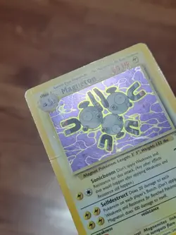 Magneton Pokemon TCG 11/62 Fossil Set Unlimited Holo Rare PL* - Image 2