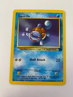 Squirtle 68/82 Pokemon Team Rocket Unlimited Common NM/MINT 2000 box-S3 - Image 1