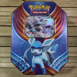 Pokemon TCG Glaceon GX Evolution Celebration Tin 2018 NEW/SEALED - Image 1