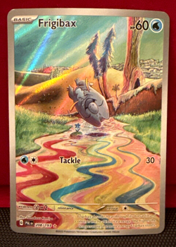 Frigibax 208/193 Paldea Evolved Near Mint Illustration Rare Pokemon Card NM - Image 1