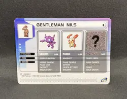 Pokemon Battle E Card - Gentleman Nils Ruby & Sapphire Version - ID 129-B001 - Image 1