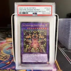 PSA 9 1st ED QCR The Unstoppable Exodia Incarnate 2024 INFO-EN033 Yugioh Card - Image 1
