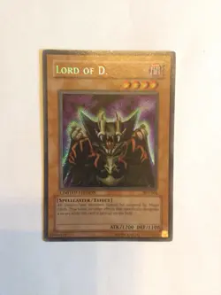 Yu-Gi-Oh TCG Lord Of D. BPT-004 Limited Edition Secret Rare Card MP - Image 1